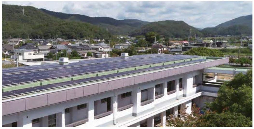 太陽光設備設置完了 2025年1月。